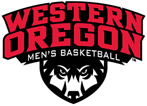 Western Oregon University Men's Basketball logo