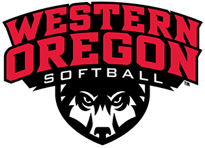 Western Oregon University Softball logo
